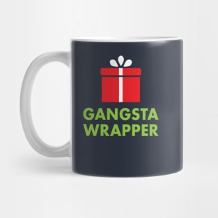 Gangsta Wrapper: Funny Christmas Present Wrapping Paper Apparel Mug